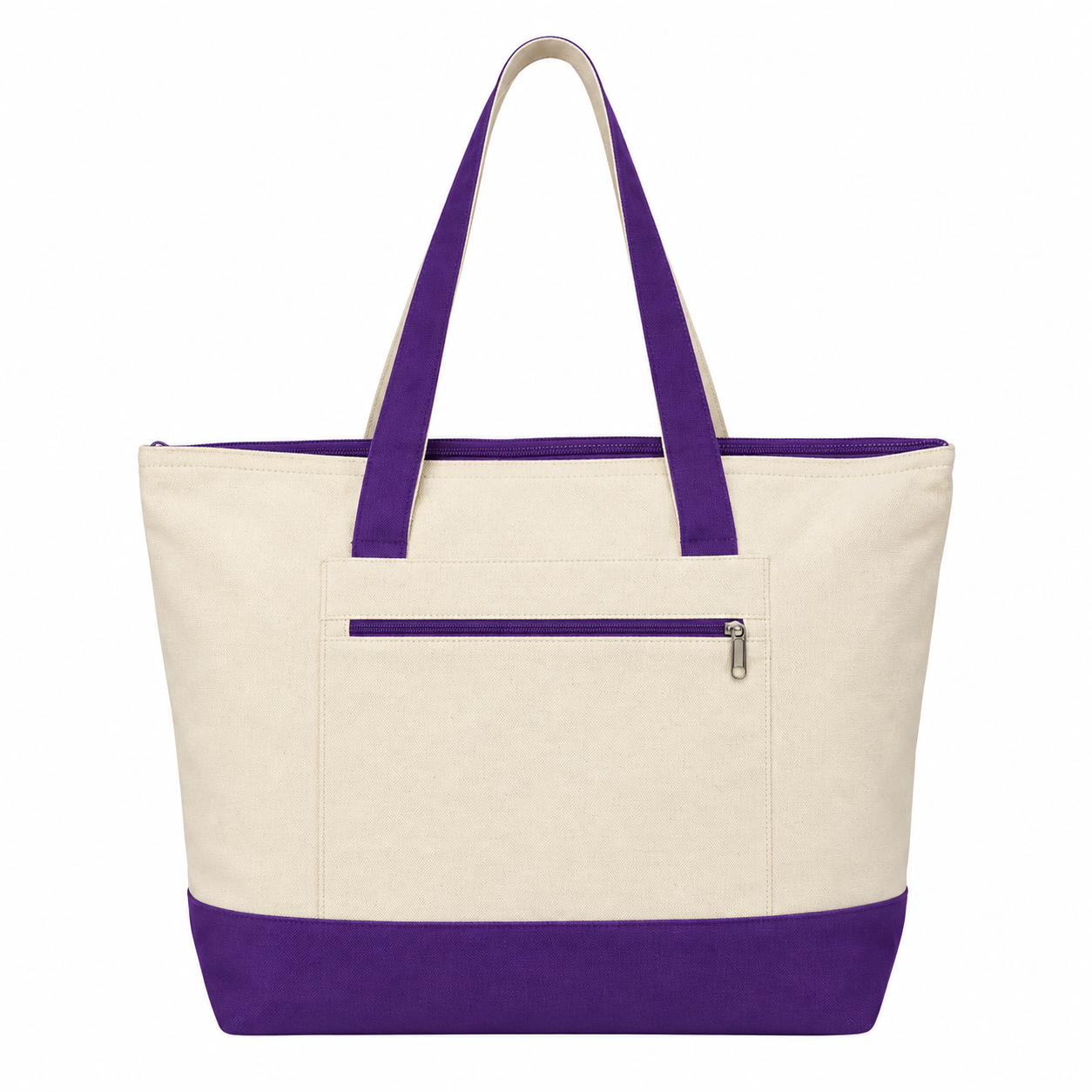 Large Capacity Reinforced Canvas Tote Bag
