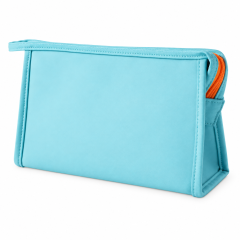 Multi-Compartment Polyester Travel Makeup Bag