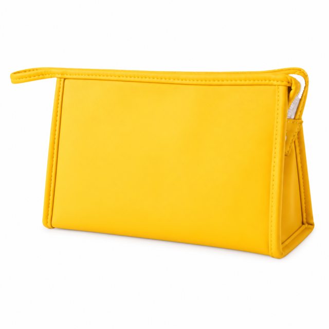 Multi-Compartment Polyester Travel Makeup Bag