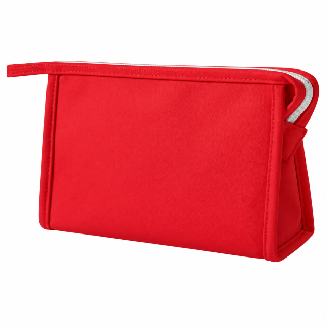 Multi-Compartment Polyester Travel Makeup Bag