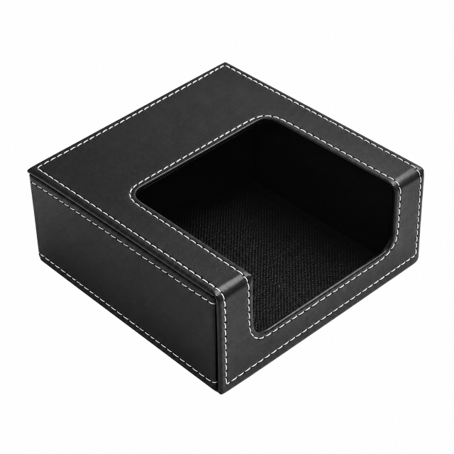 PU Leather Square Tissue Box Cover