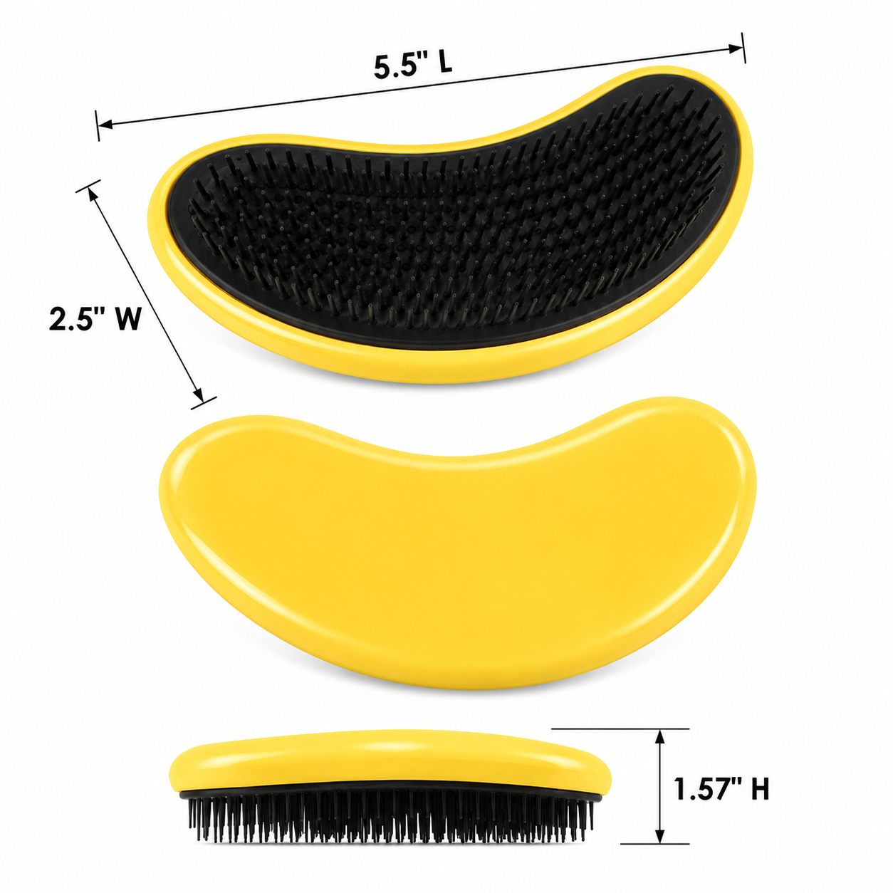 Plastic Massage Comb Detangler Brush