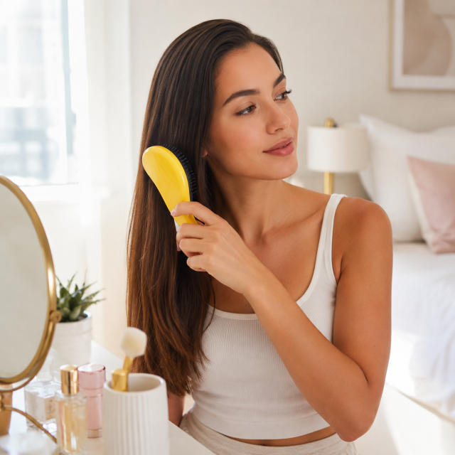 Plastic Massage Comb Detangler Brush