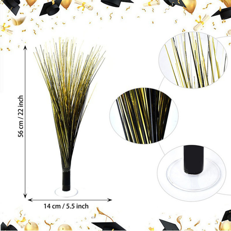 Plastic Metallic Spray Centerpieces