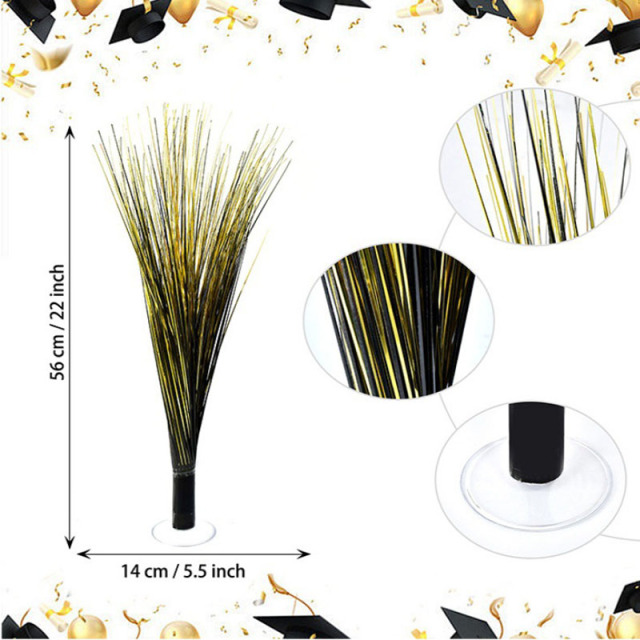 Plastic Metallic Spray Centerpieces