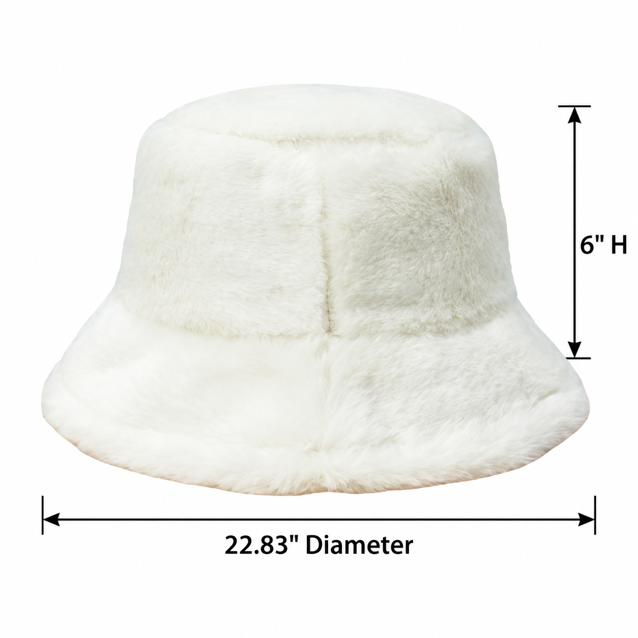 Plush Wide-Brim Winter Fisherman Hat