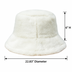 Plush Wide-Brim Winter Fisherman Hat