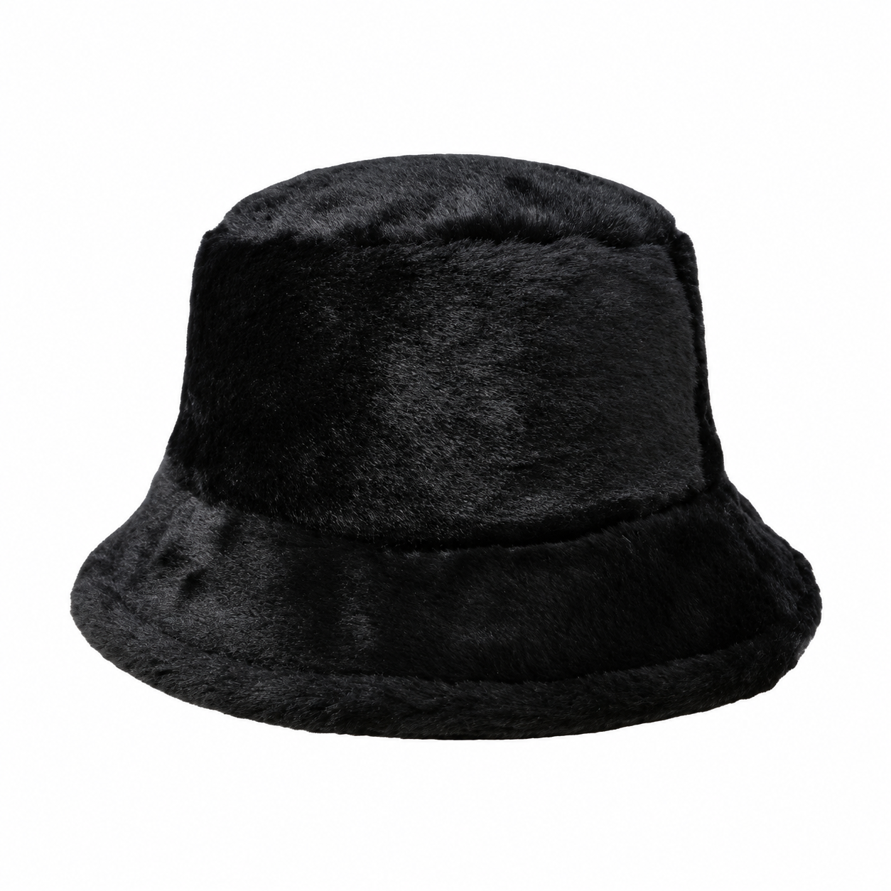 Plush Wide-Brim Winter Fisherman Hat