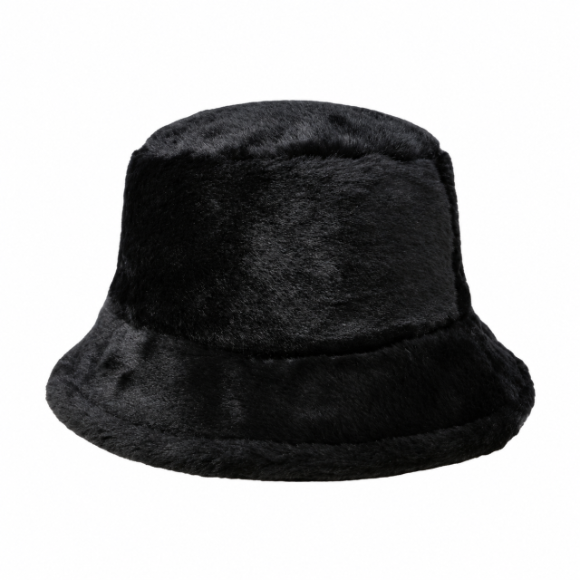 Plush Wide-Brim Winter Fisherman Hat