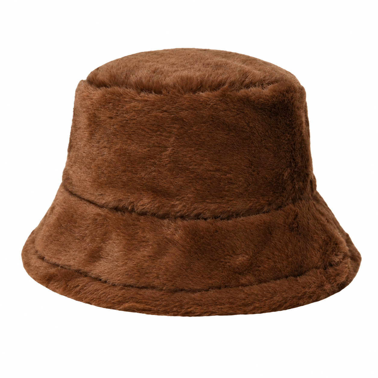 Plush Wide-Brim Winter Fisherman Hat