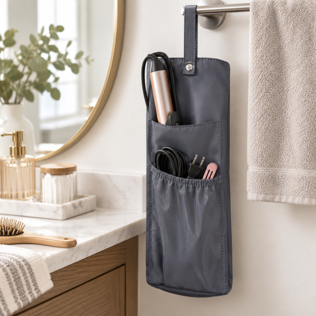 Portable Heat-Resistant Hair Styling Tool Storage Bag