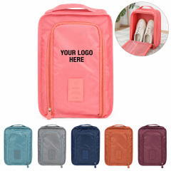 Portable Nylon Travel Shoe Organizer Bag