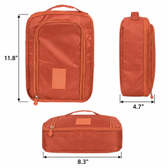 Portable Nylon Travel Shoe Organizer Bag