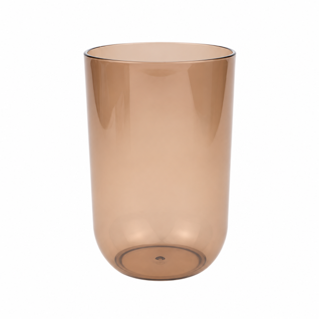 Portable Transparent Plastic Mouthwash Rinse Cup