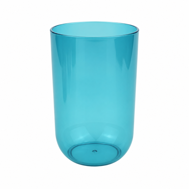 Portable Transparent Plastic Mouthwash Rinse Cup