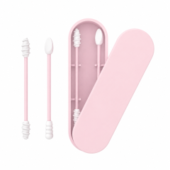 Reusable Silicone Swabs With Travel Case
