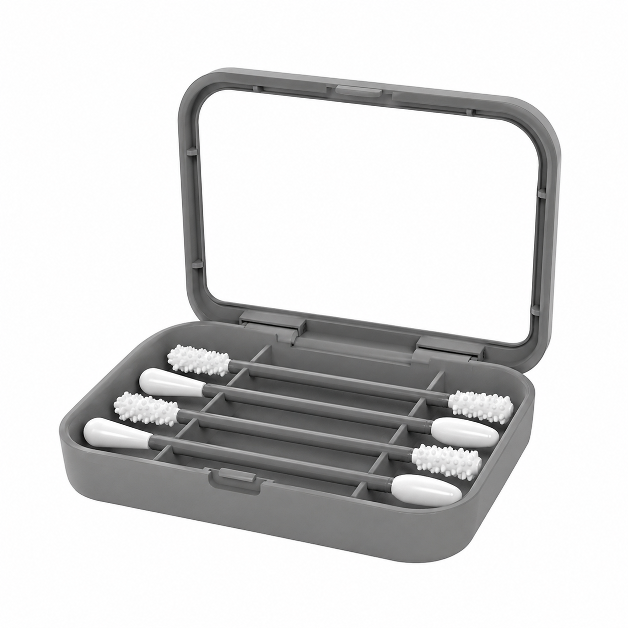 Reusable Silicone Swabs With Travel Case