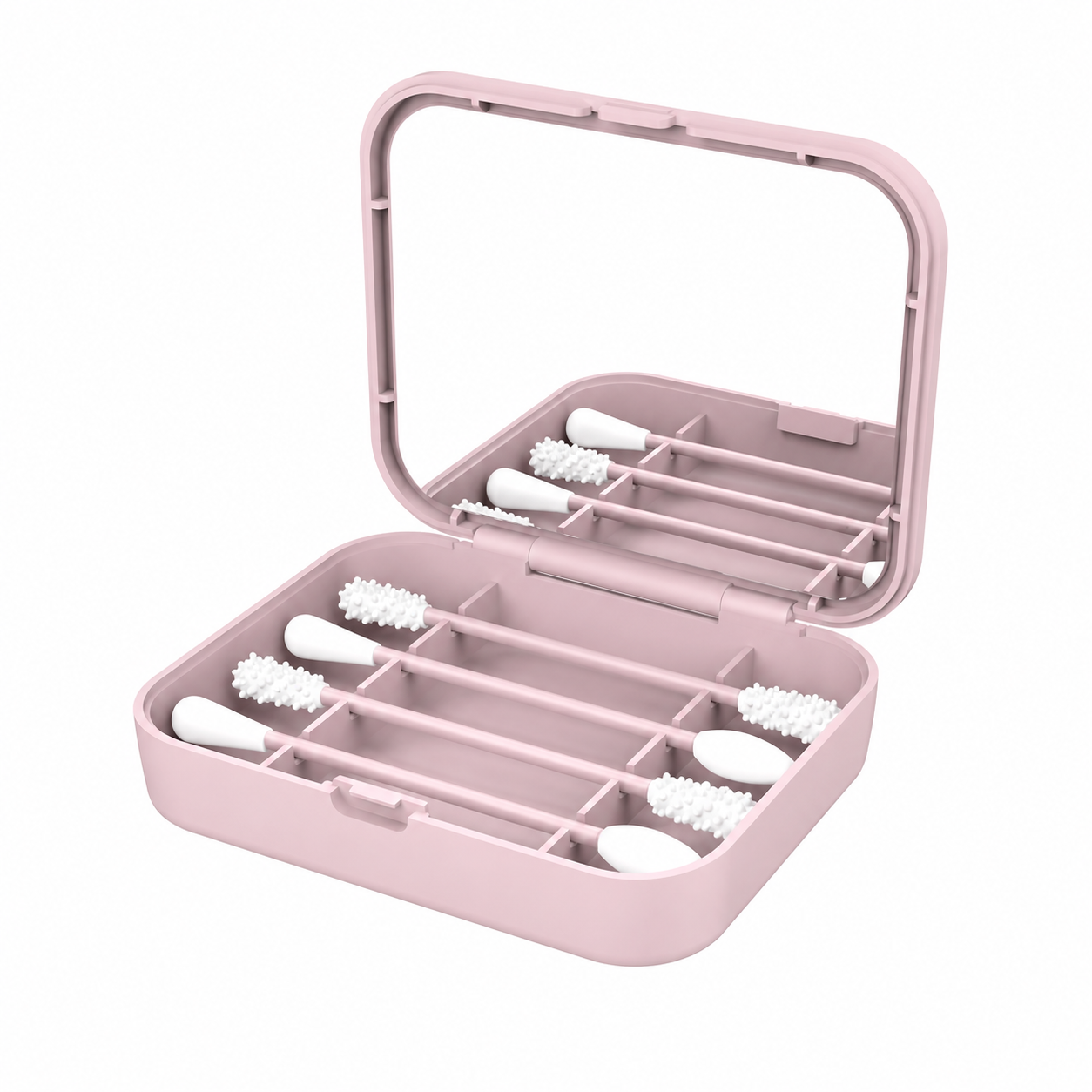 Reusable Silicone Swabs With Travel Case