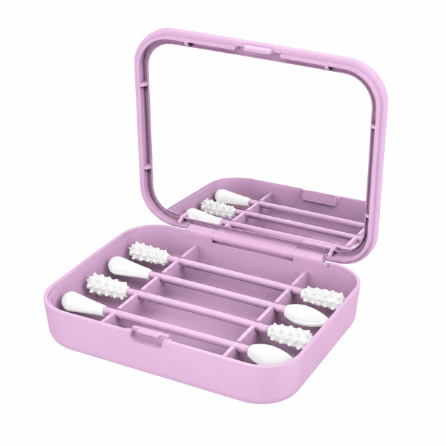 Reusable Silicone Swabs With Travel Case