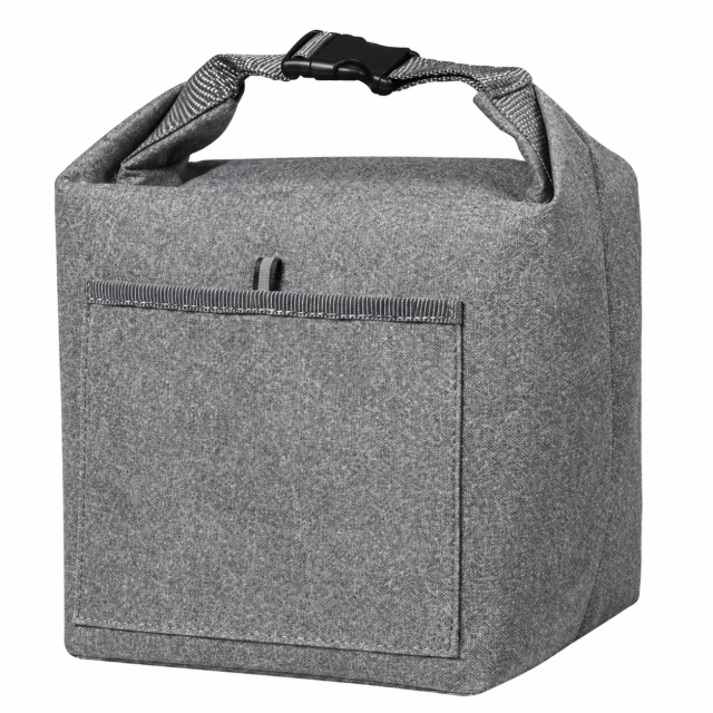 Roll-Top Insulated Oxford Lunch Bag