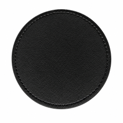 Round PU Leather Beverage Coaster