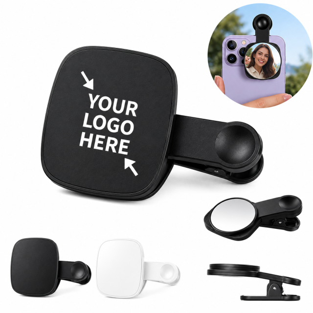 Selfie Mirror Compact Phone Mirror Universal Phone Clip