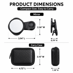 Selfie Mirror Compact Phone Mirror Universal Phone Clip