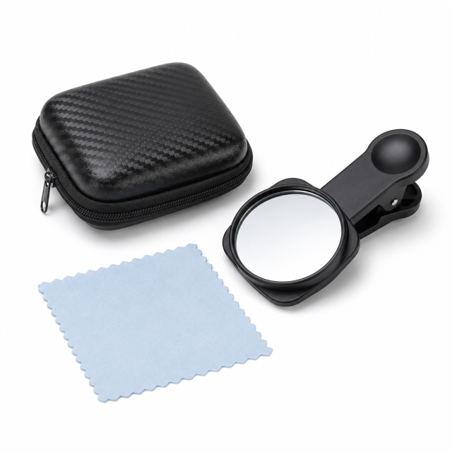 Selfie Mirror Compact Phone Mirror Universal Phone Clip