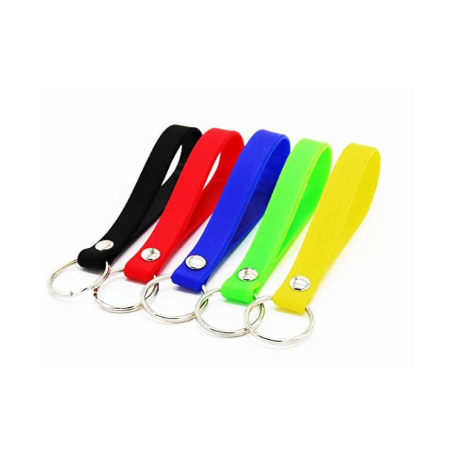 Silicone Wristlet Keychain