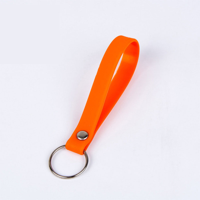 Silicone Wristlet Keychain