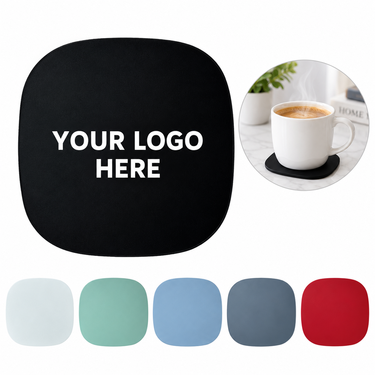Square Silicone Table Coaster