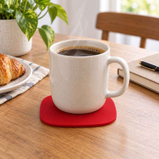 Square Silicone Table Coaster