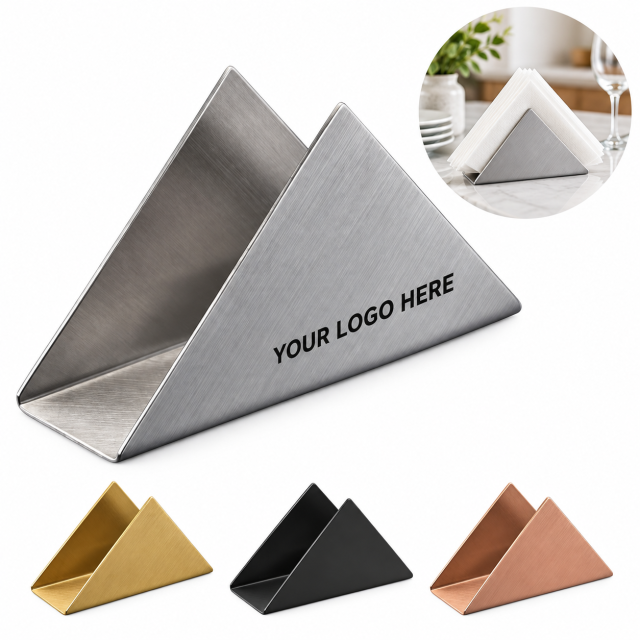 Stainless Steel Triangle Napkin Holder