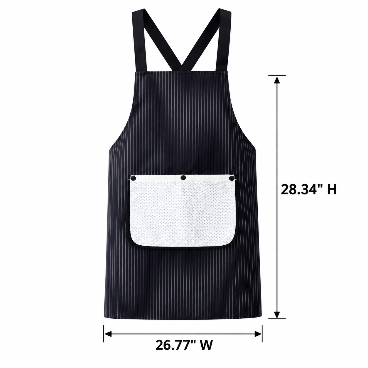 Waterproof Multi-Pocket Apron With Detachable Hand Towel
