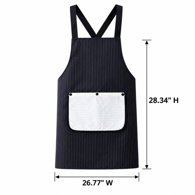 Waterproof Multi-Pocket Apron With Detachable Hand Towel