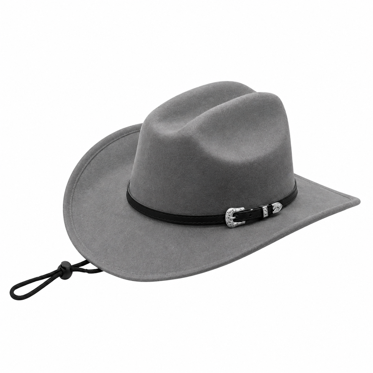 Wide-Brim Wool Western Cowboy Hat