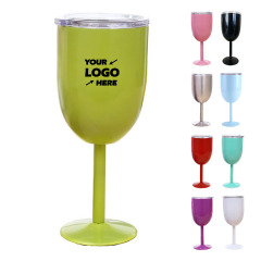 10 Oz Double Wall Insulated Red Wine Goblets