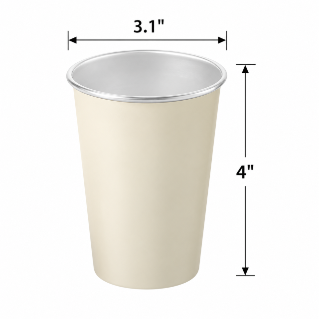 11.8 Oz Stainless Steel Reusable Cold Drink Cup
