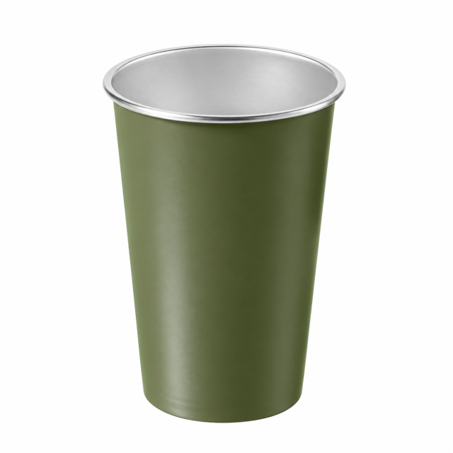11.8 Oz Stainless Steel Reusable Cold Drink Cup