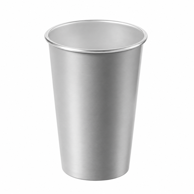 11.8 Oz Stainless Steel Reusable Cold Drink Cup
