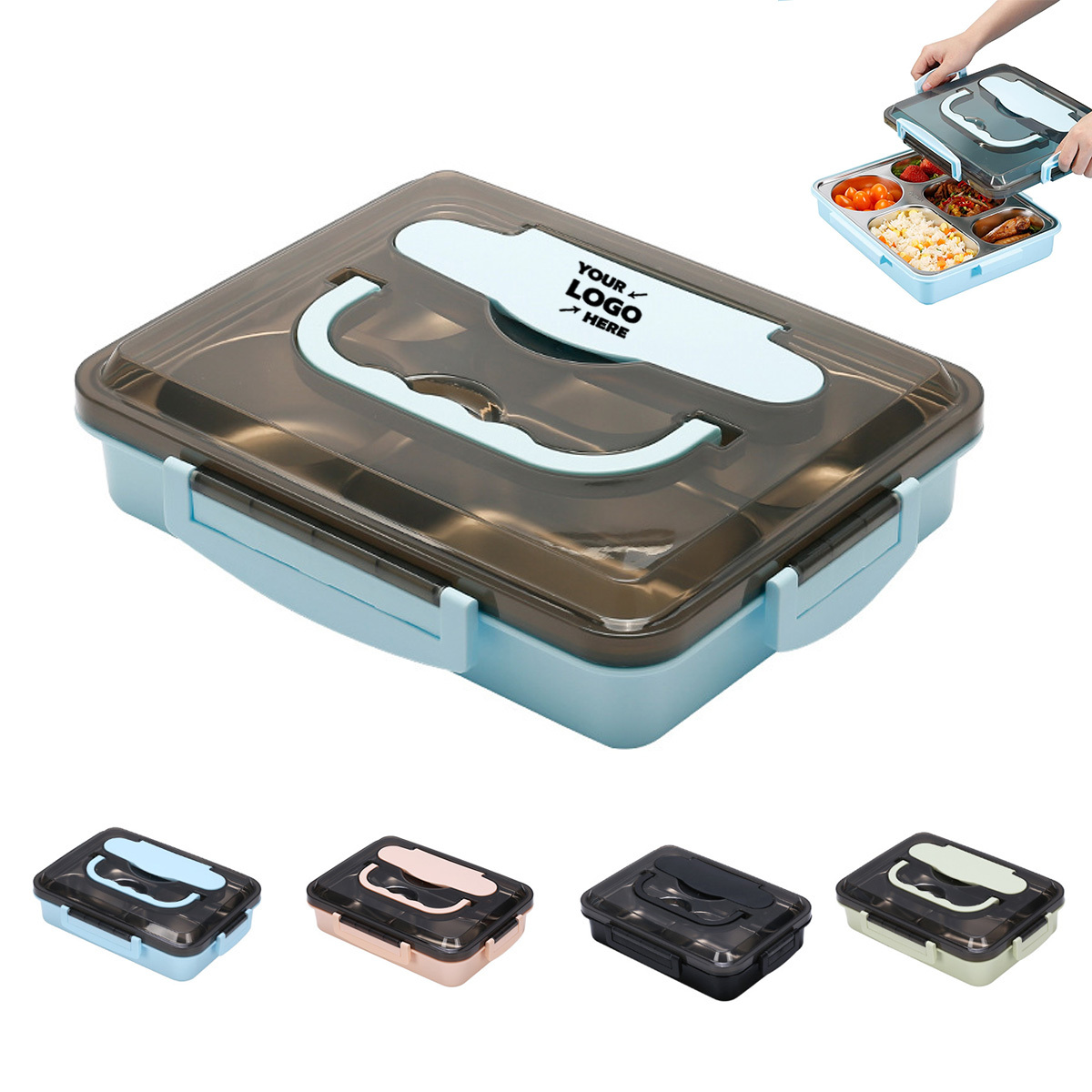 304 Stainless Steel Bento Lunch Boxes
