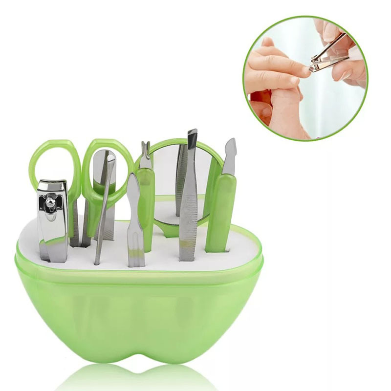 9-in-1 Apples Shape Nail Scissors Grooming Kit