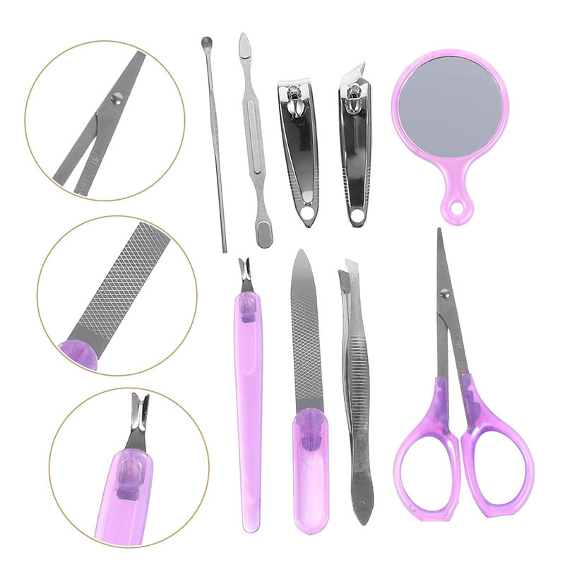 9-in-1 Apples Shape Nail Scissors Grooming Kit