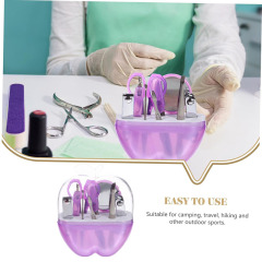 9-in-1 Apples Shape Nail Scissors Grooming Kit