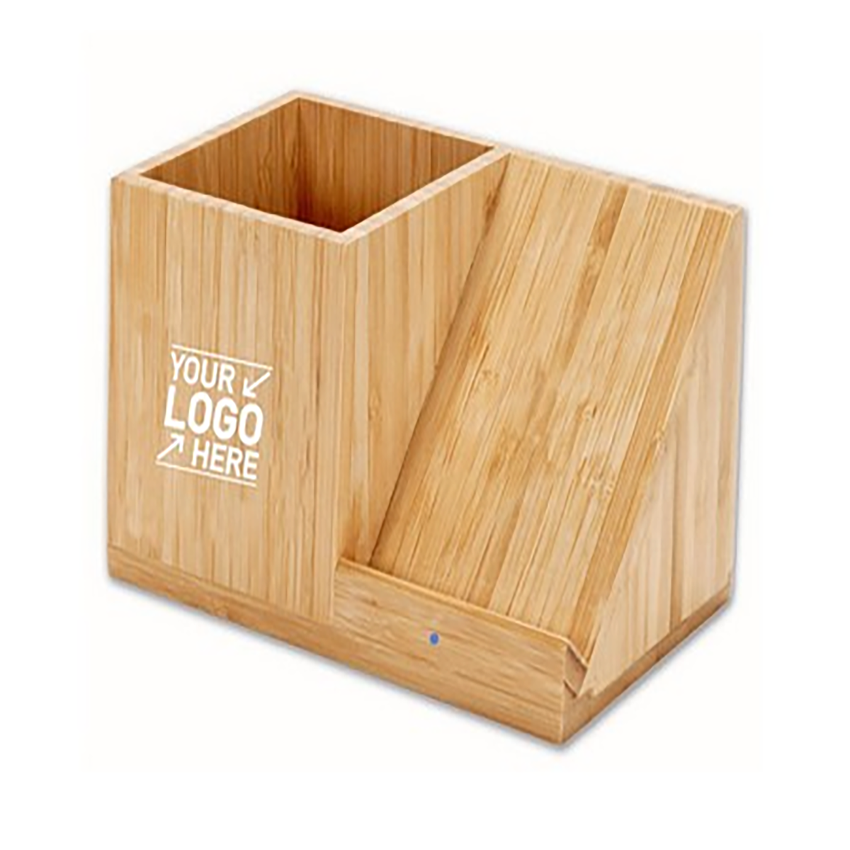 Bamboo 3-in-1 Wireless Charger Desk Organizer
