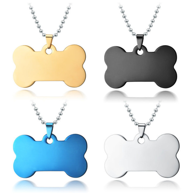 Bone Shaped Dog Tag