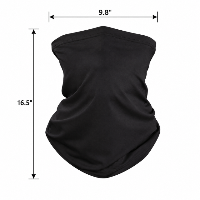 Breathable Polyester Neck Gaiter Face Cover