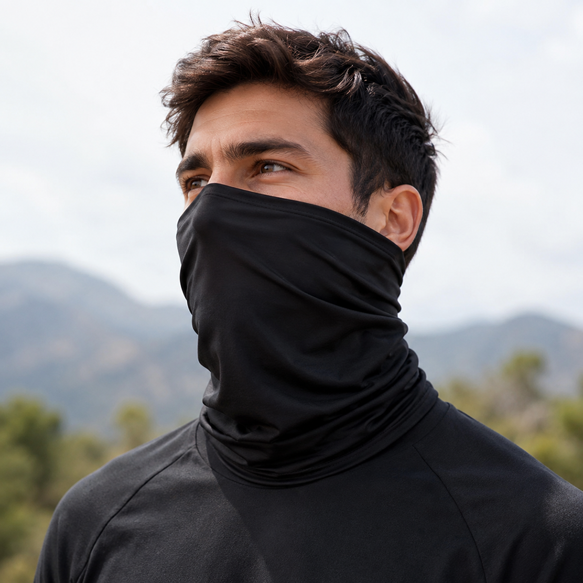 Breathable Polyester Neck Gaiter Face Cover