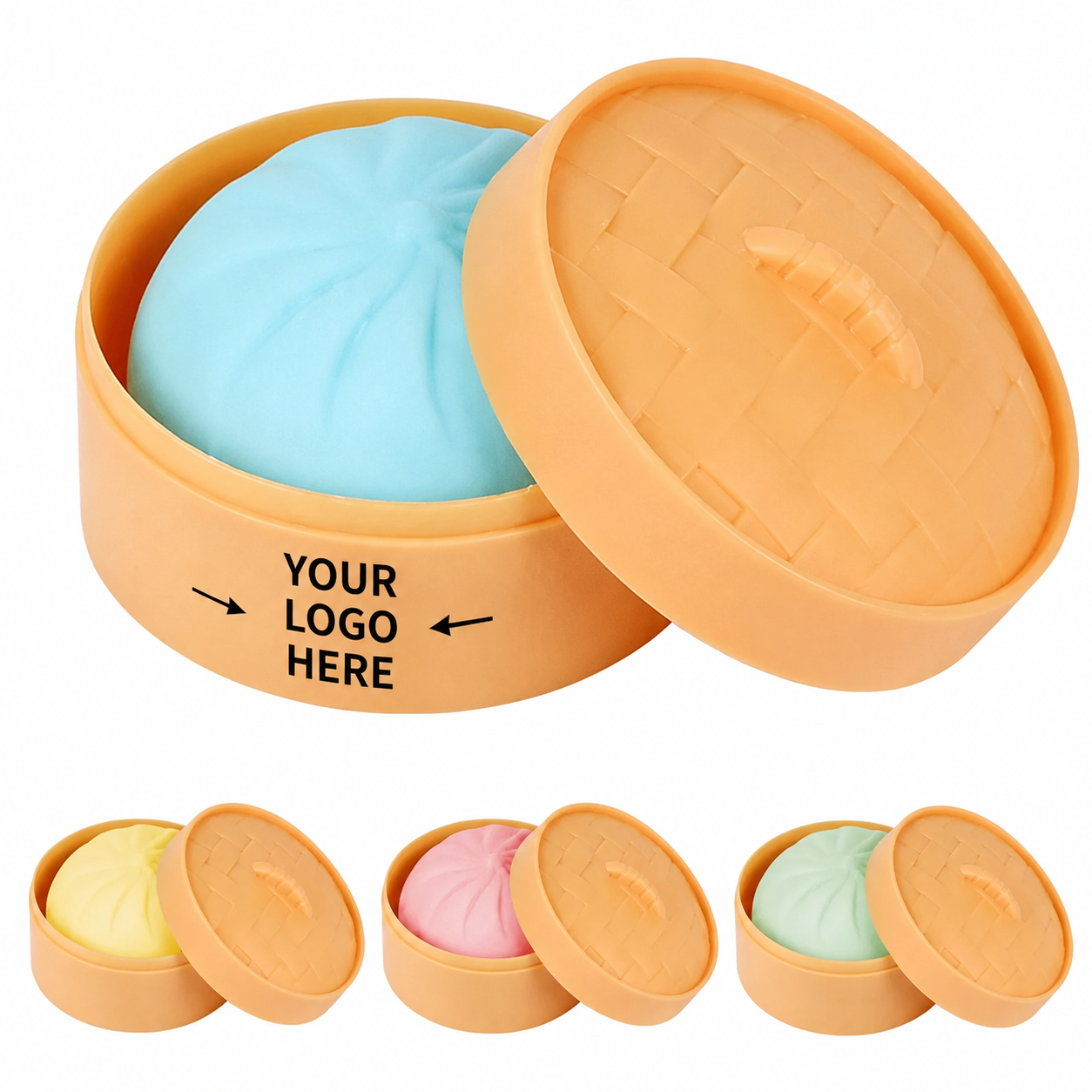 Bun Shaped Squeeze Ball Fidget Stress Relief Toy