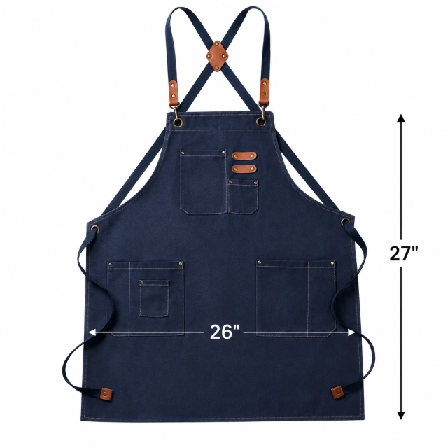 Canvas Full Length Three Pocket Apron